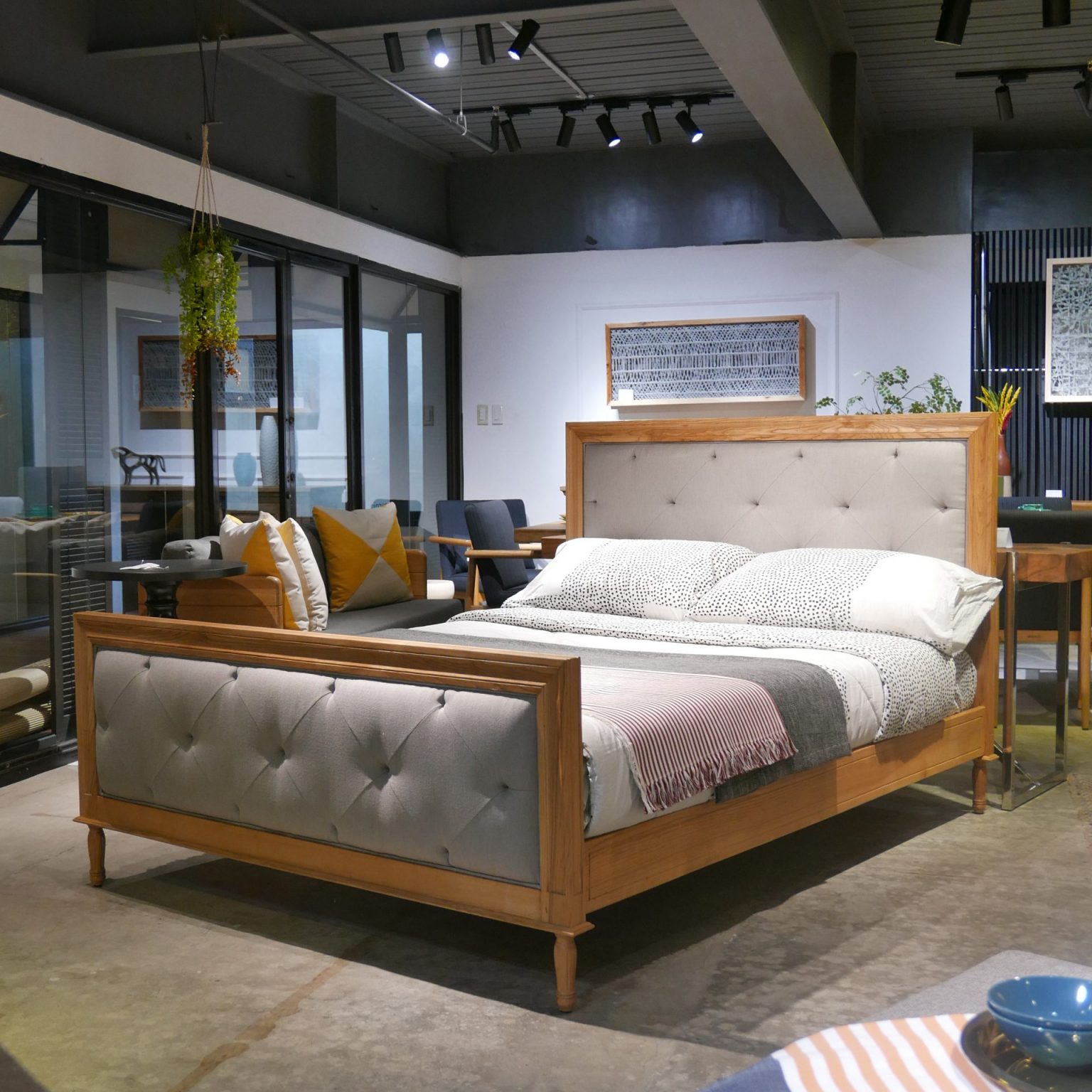 Clementine Bed Frame (Upholstered) A. Garcia Crafts